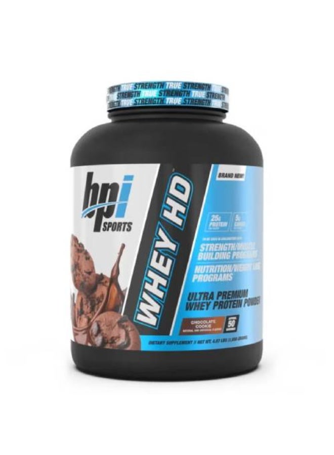 BPI Sports Whey HD Chocolate Cookie, 50 Servings