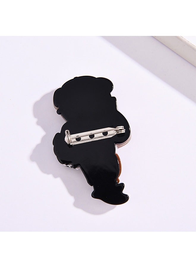 Beyond Teddy Bear Acrylic Brooch Pins, Cartoon Brooch Pin for Backpacks Bags Jackets Hoodies Hats (Colorful) - Image 3