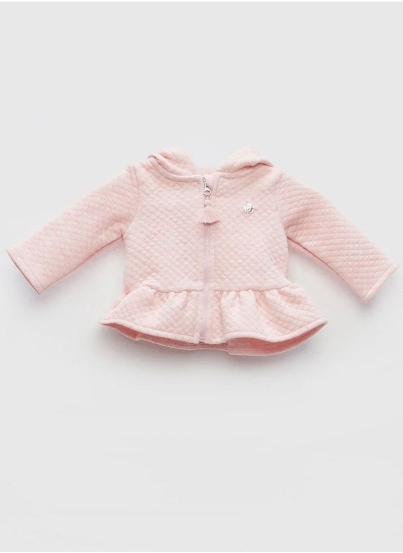 B&G STORE - Baby Girl 3-Piece Tracksuit Set Pink - Image 1