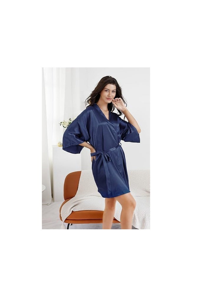 Women's bathrobes, nightgowns, satin pajamas, pajamas, nightdresses, nightdresses  - Image 4