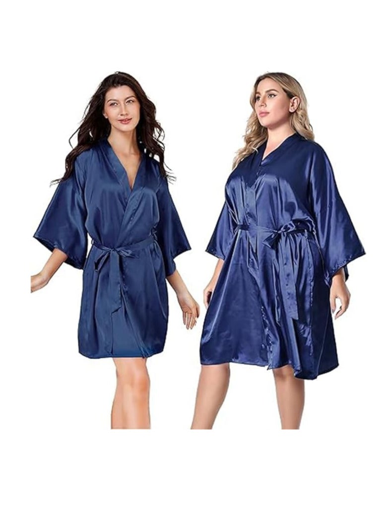 Women's bathrobes, nightgowns, satin pajamas, pajamas, nightdresses, nightdresses  - Image 1