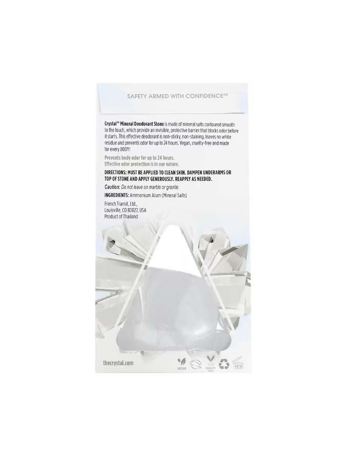 CRYSTAL Mineral Deodorant Stone Unscented 5 oz 140 g - Image 2