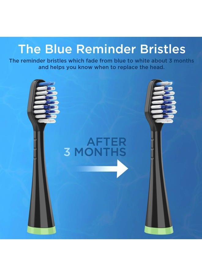 Oralphi Brush Heads for Waterpik Complete Care 5.0/9.0 (4-Pack, Black) - Image 5