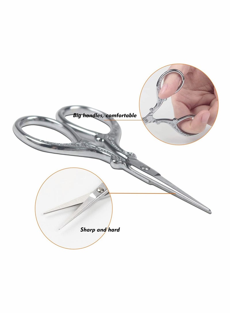 KASTWAVE Small Scissors, 1 Pack Embroidery Scissors 3.6 Inch Sewing Craft Sharp Scissors for Fabric Cutting Paper Crafting Office Scissors Sewing Handicrafts Tool - Image 2