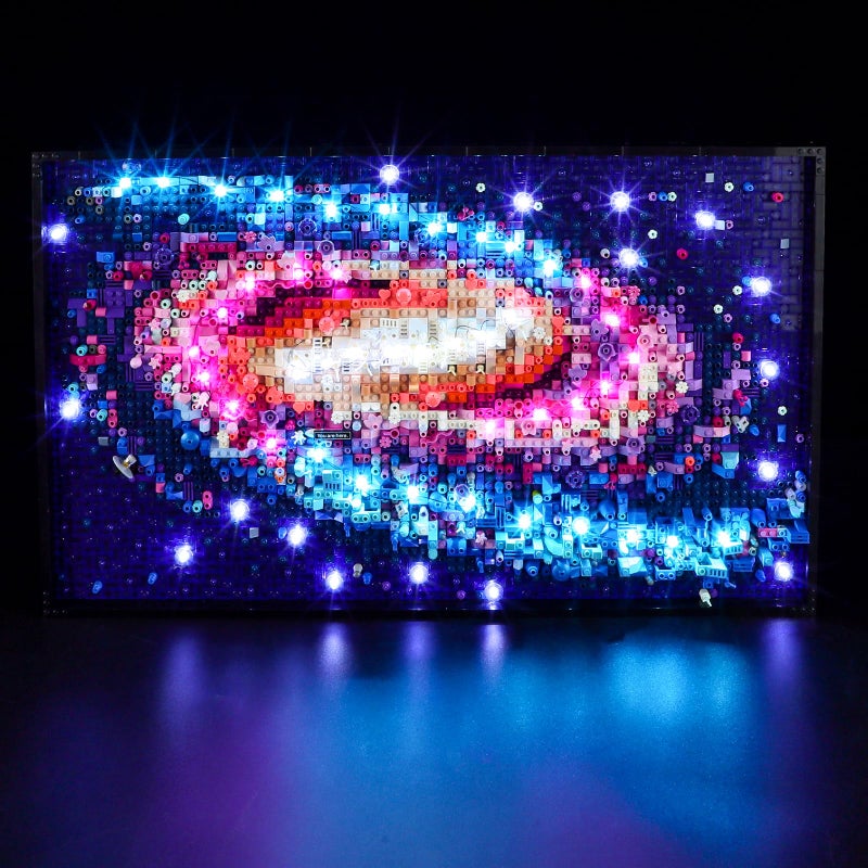 GEAMENT LED Light Set Compatible with LEGO Milky Way (The Milky Way Galaxy) - Lighting Kit for Art 31212 (Model of Bricks Not Included) - Image 1