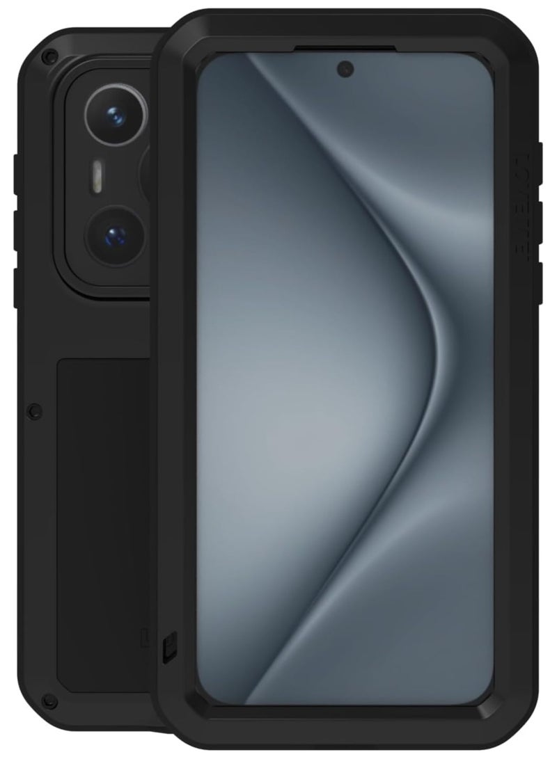 عام حافظة متينة لكامل الجسم متوافقة مع هواوي بورا 70 برو ، متينة ، ألمنيوم ، مقاومة للصدمات ، مقاومة للثلج ، بدون واقي شاشة ، تدعم الشحن اللاسلكي - Image 1