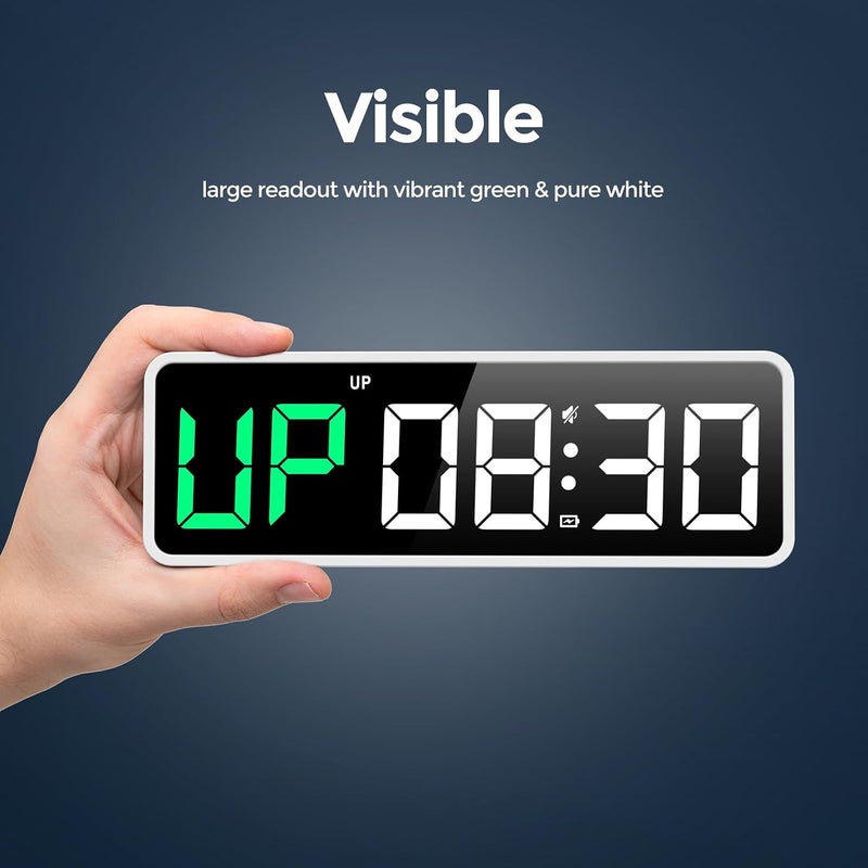 REACHER Portable Gym Timer Clock - Countdown/UP Stopwatch with Strong Magnet and Adjustable Volume - Image 2