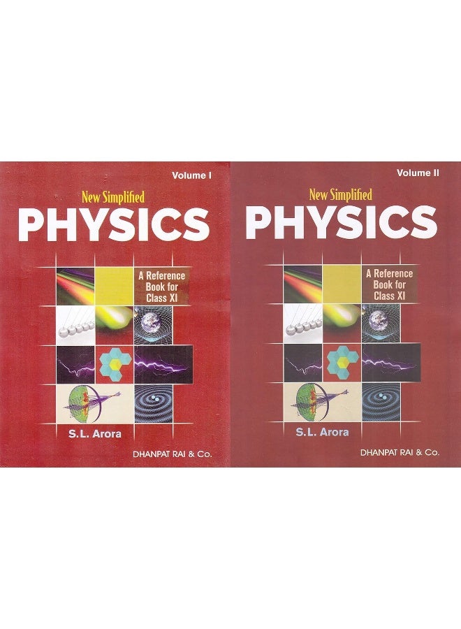 New Simplified Physics : A Reference Book for Class 11 Examination 2020-2021 (Vol. 1 & 2) - Image 1