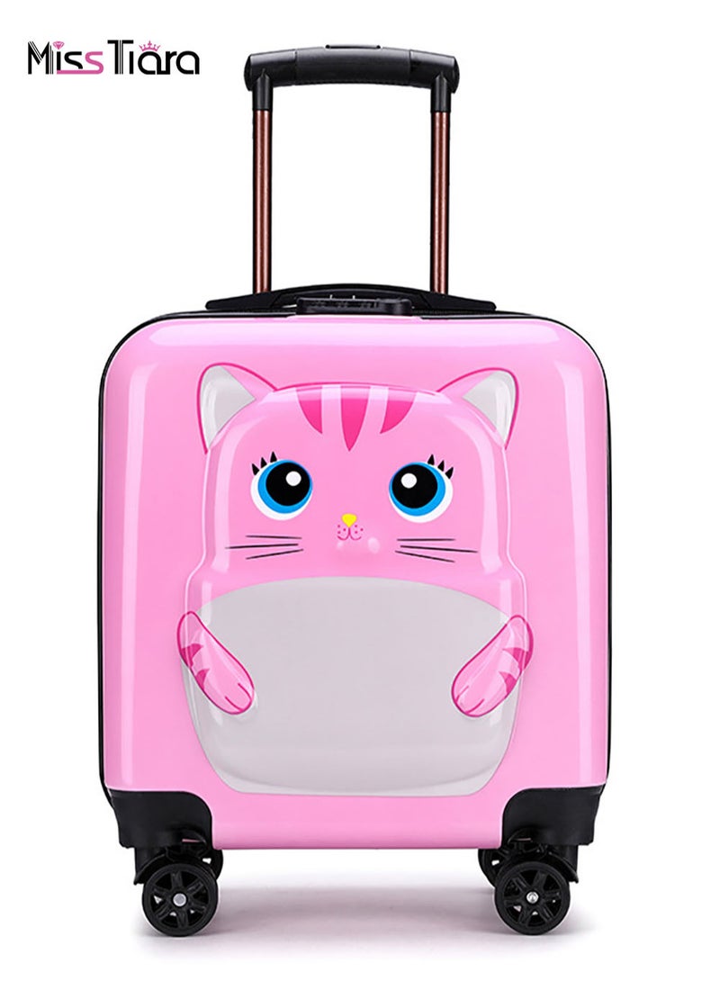 MissTiara Kids Roller Duffle Bag Travel Quiet Spinner Wheel Luggage 18 Inch Travel and School Roller Case - Image 1
