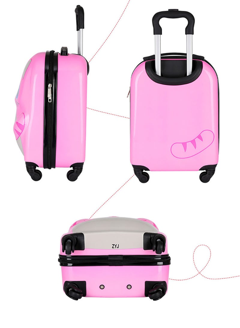 MissTiara Kids Roller Duffle Bag Travel Quiet Spinner Wheel Luggage 18 Inch Travel and School Roller Case - Image 3