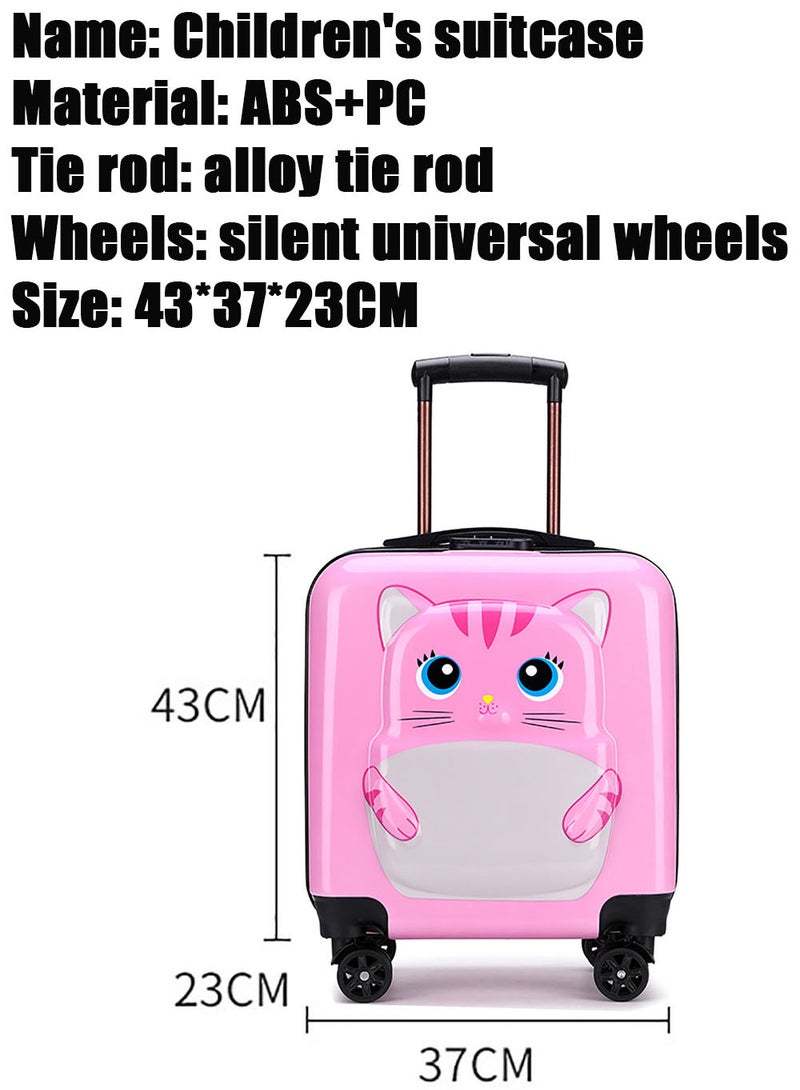 MissTiara Kids Roller Duffle Bag Travel Quiet Spinner Wheel Luggage 18 Inch Travel and School Roller Case - Image 2