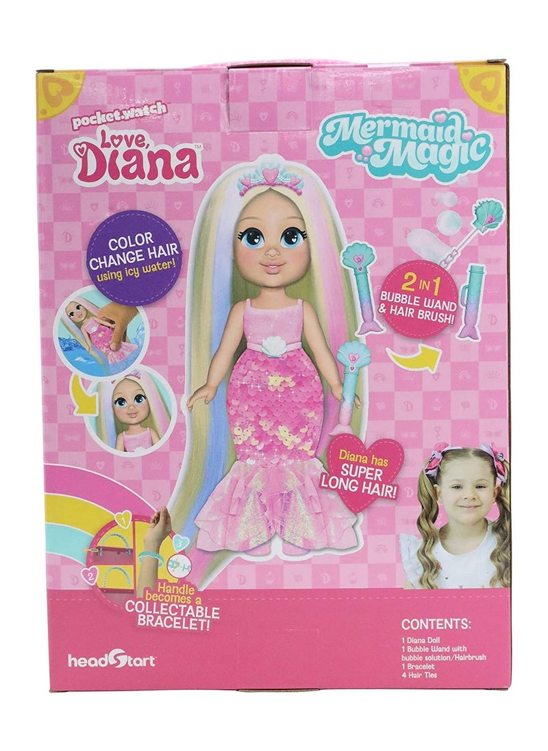 Love Diana - Love Diana Doll Feature Mermaid Magic S3 13inch - Image 1