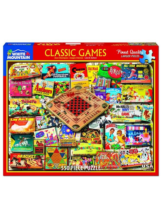 WHITE MOUNTAIN Puzzles Classic Games 500 Piece Jigsaw Puzzle - Image 3