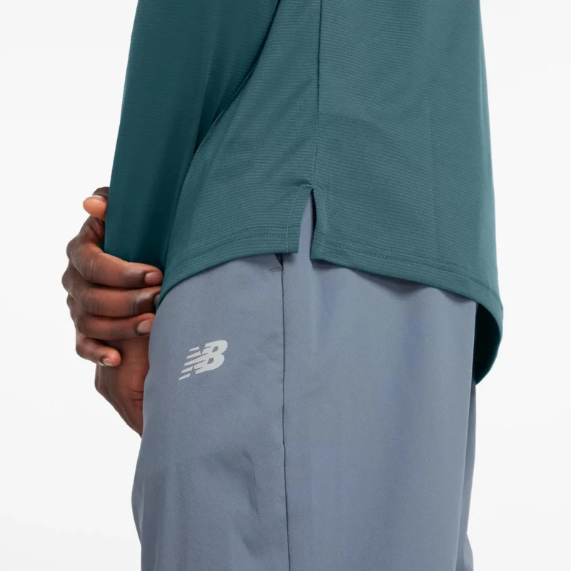 New Balance Big Teal Sport Essential Long Sleeve for Men | Best Price UAE