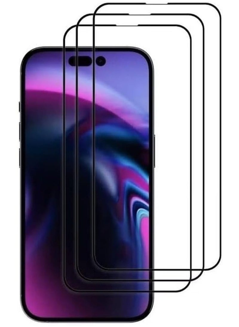 vesus [3 Pack] Designed for iphone 15 Pro Max Screen Protector Tempered Glass, Friendly Ultra Resistant - Image 1