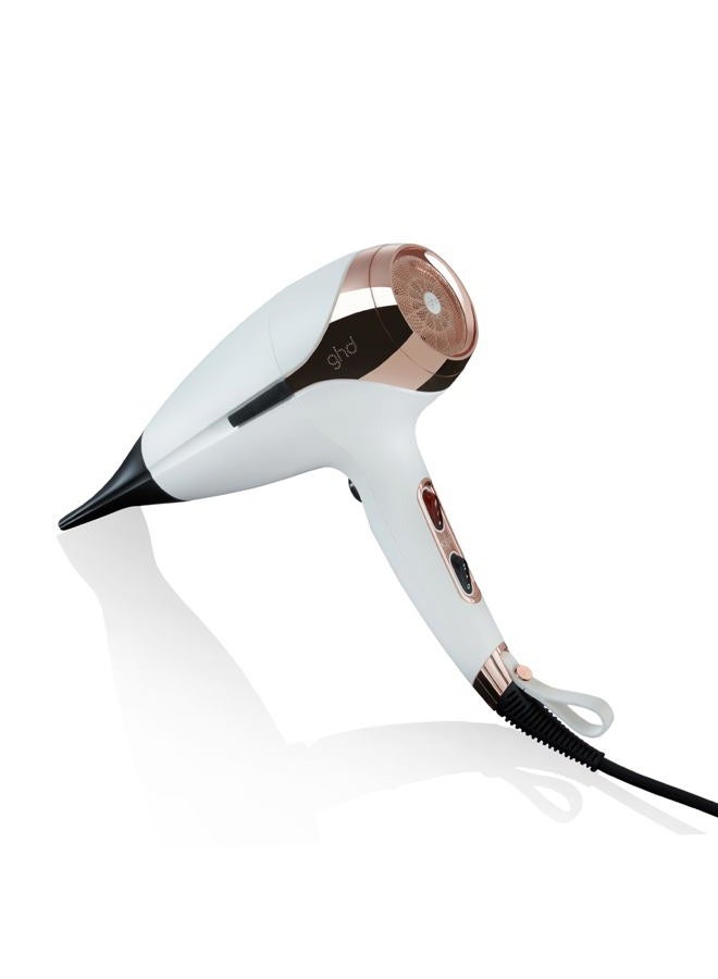 ghd مجفف شعر هيليوس ― 1875 واط مجفف هواء احترافي، عمر أطول + محرك بدون فرشاة مجفف شعر خفيف الوزن لنتائج صالون رائعة ― أبيض - Image 1