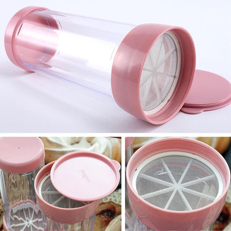 Dancepanda Flour Sifter,Sifter for Baking,Powdered Sugar Shaker Duster,Flour Duster for Bread Baking Flour Sieve for Baking Cakes Kitchen - Image 5