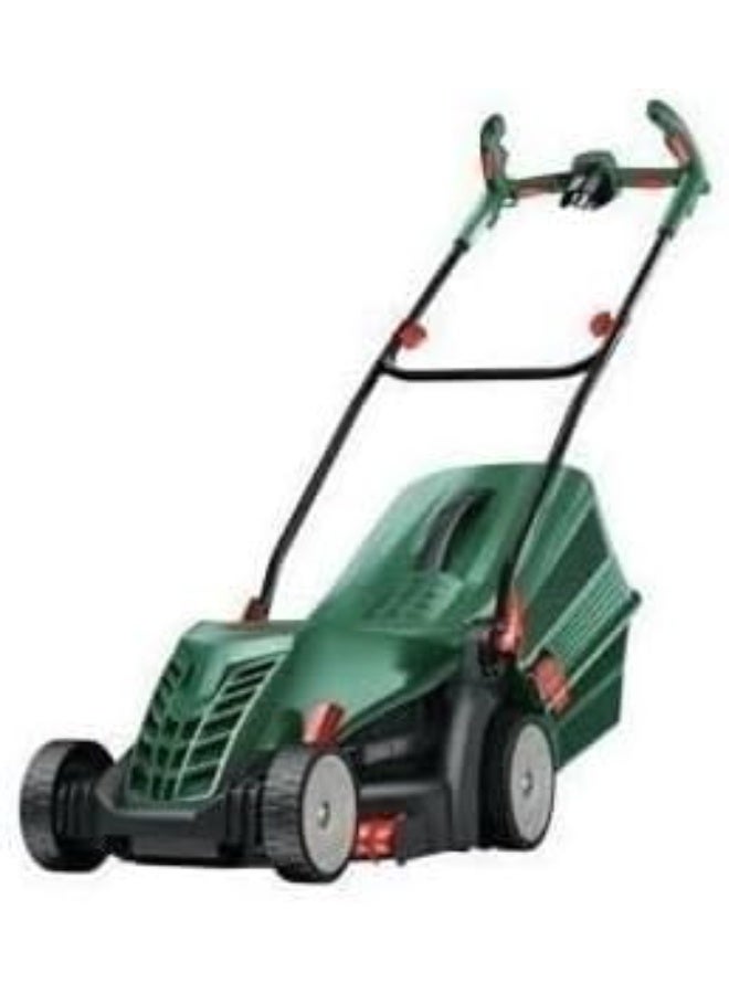 Bosch UniversalRotak 34-405 wired lawn mower (1300 W motor, 34 cm cutting width, 40 litre collection tray, for even mowing lawns leaving clean borders) | Powerful 1300 W - Image 1