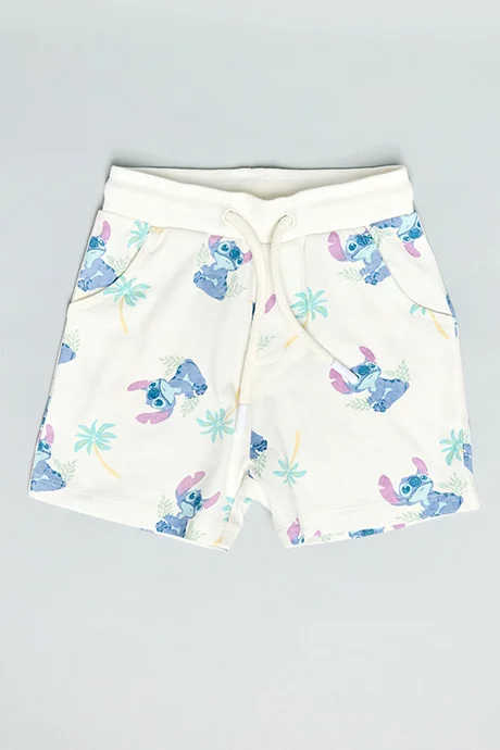 أر أند بي 2 Pack Stitch Print Shorts with Drawstring Waist