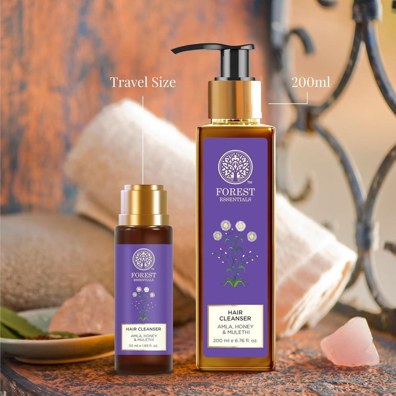 Forest Essentials منظف شعر فورست إسينشالز أملا عسل موليثي 200 مل شامبو - Image 5
