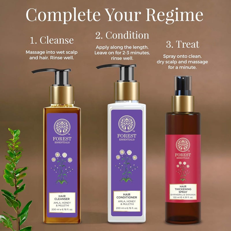 Forest Essentials منظف شعر فورست إسينشالز أملا عسل موليثي 200 مل شامبو - Image 4