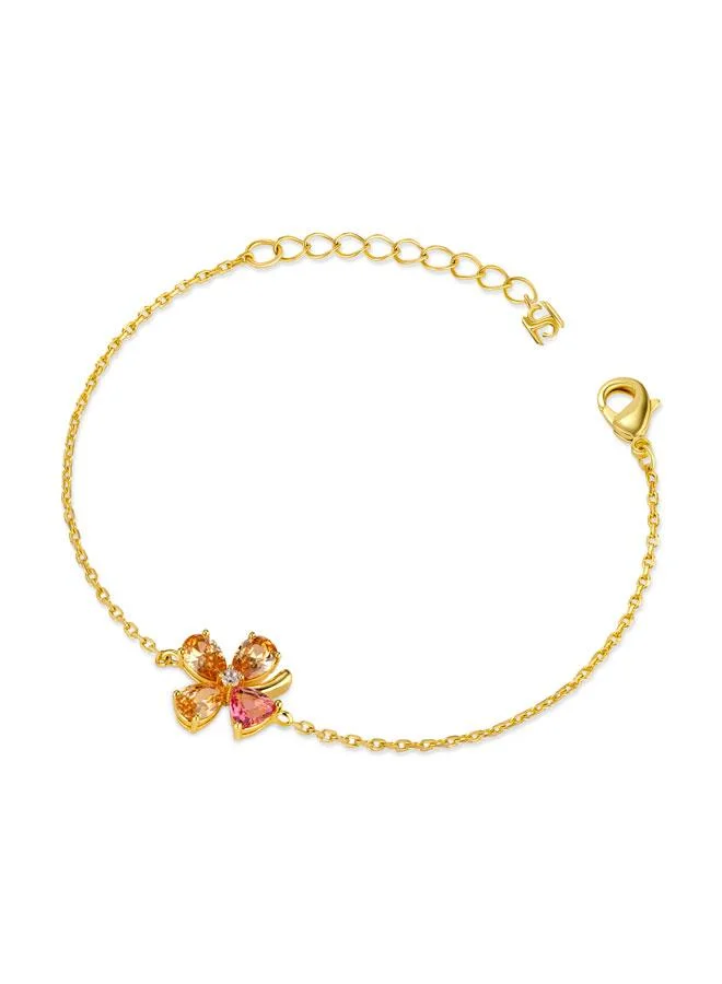 سانت هونور Gala Gold Plated Stainless Steel Chain Bracelet for Women