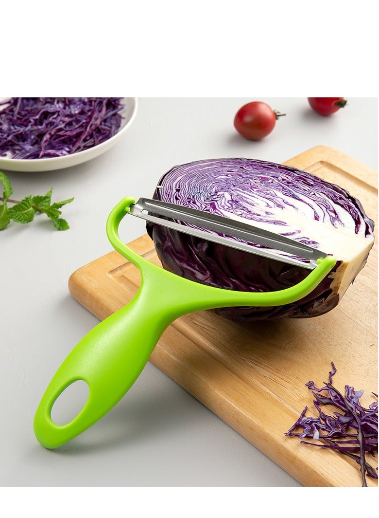 2Pcs Cabbage Peeler Vegetable Cutter Cabbage Slicer Vegetables Graters Cabbage Shredder Fruit Peeler Knife Potato Cutter Kitchen Gadgets Vegetable Peeler for Kitchen Wide Mouth Cabbage  - Image 1