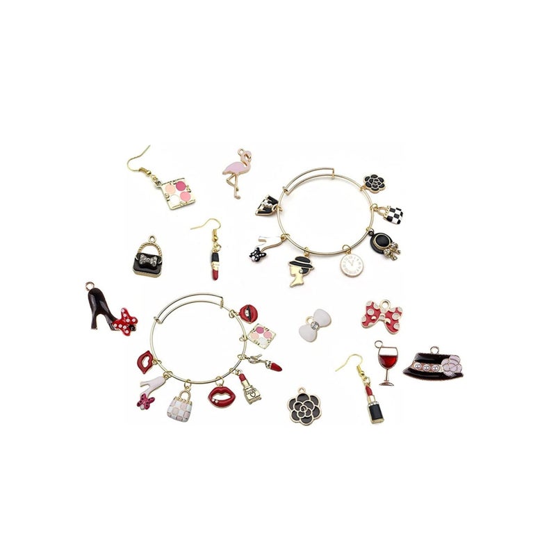 SOLARAE 17 Pack Leather Sandals Shoe Accessory Shiny Jewelry, Luxury Fashion Rhinestone Shoe Jewelry Accessory for Women Girls - Image 5