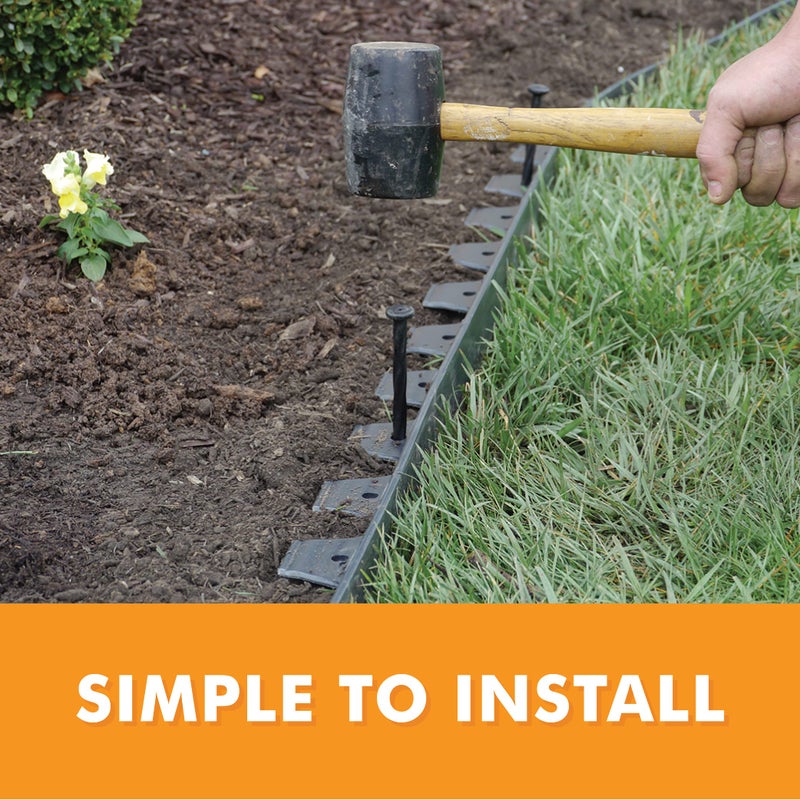 EasyFlex Tall Wall No-Dig Landscape Edging, 90' kit - Image 5