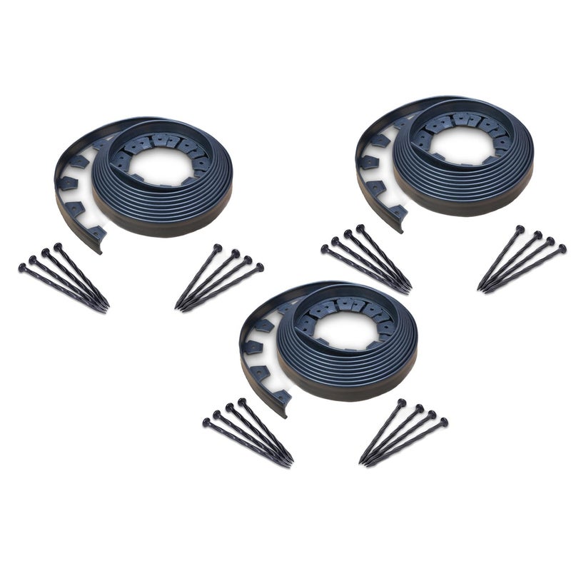 EasyFlex Tall Wall No-Dig Landscape Edging, 90' kit - Image 1