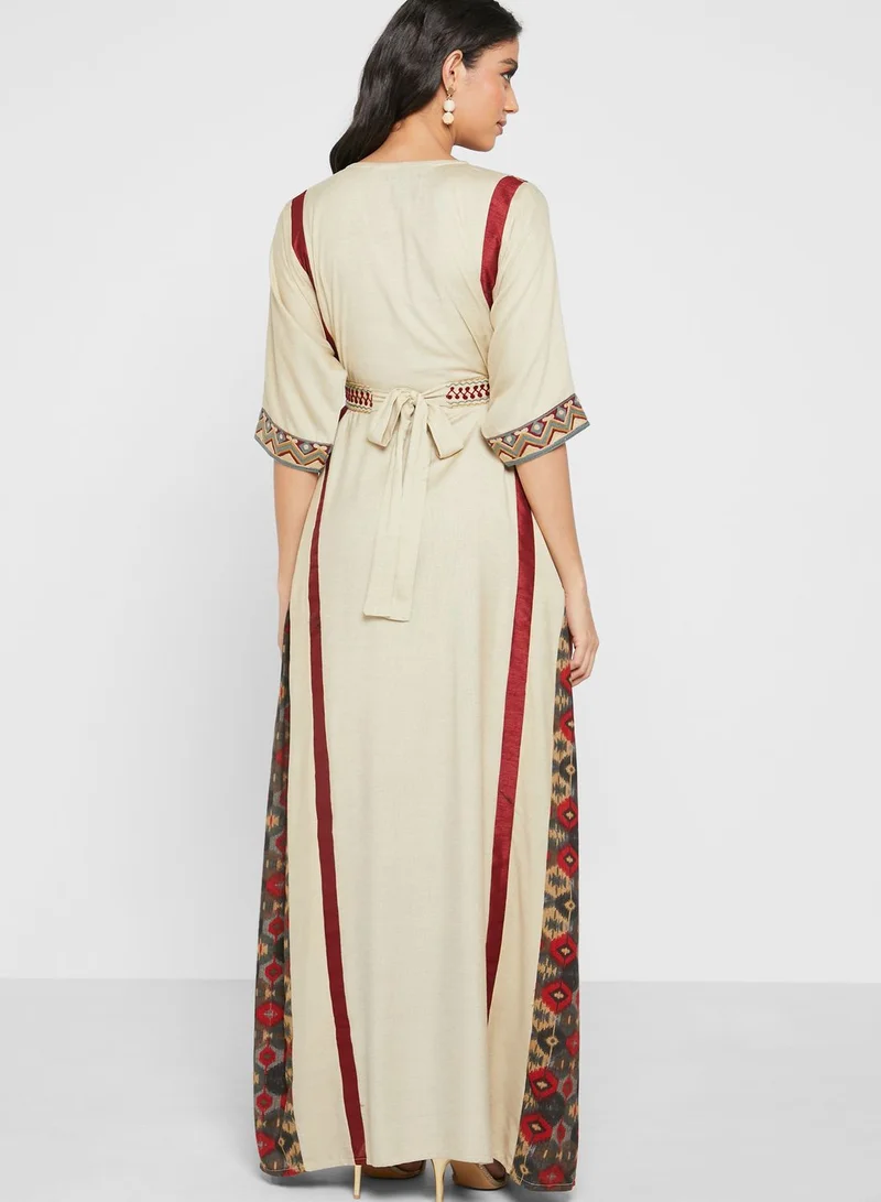 NIRRAAMYAA Embellished Kaftan