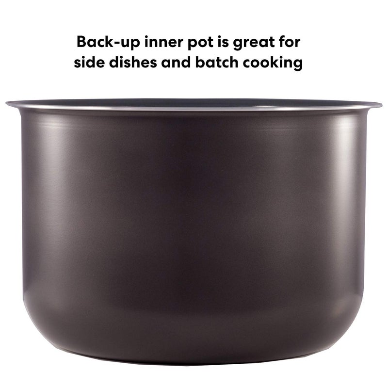 Instant Pot 3-Qt Ceramic Non-Stick Inner Cooking Pot for Rice, Slow Cooking, Black - Image 3