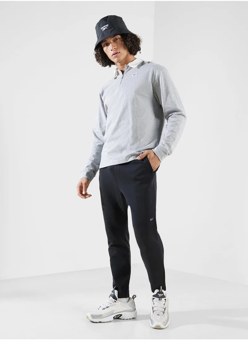 Reebok Court Quarter Zip Polo Shirts