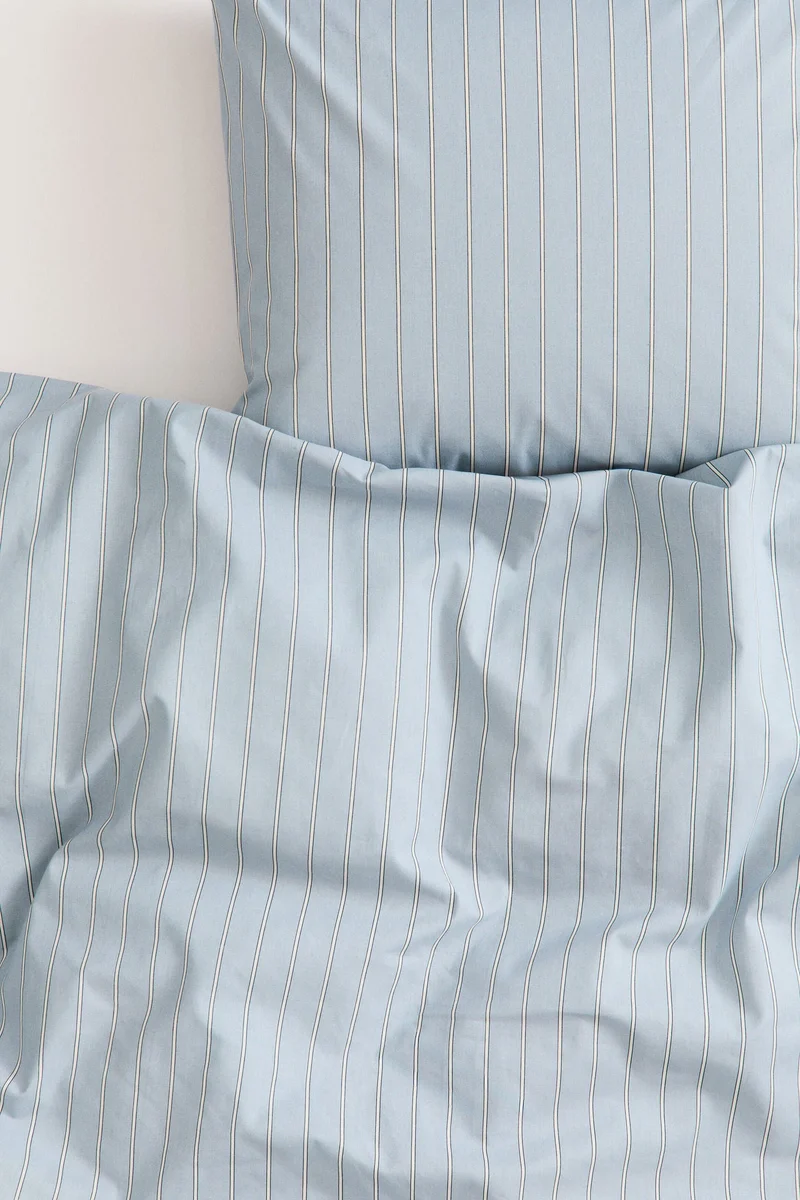 H&M Patterned single duvet cover set