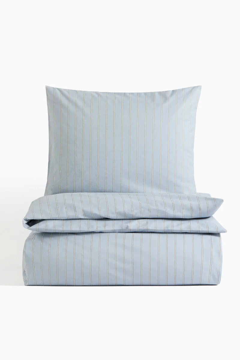 H&M Patterned single duvet cover set