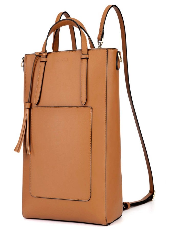 ECOSUSI Tote Bag Convertible Backpack Purse for Women Vegan Leather Handbag Multifuction Shoulder Bag - Image 1