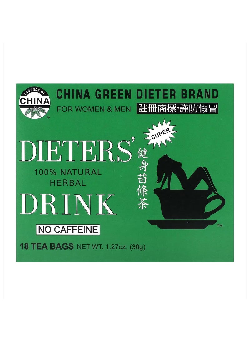 انكل ليز تي مشروب عشبي طبيعي 100% بدون كافيين 18 كيس شاي 1.27 أونصة (36 جم) - Image 1