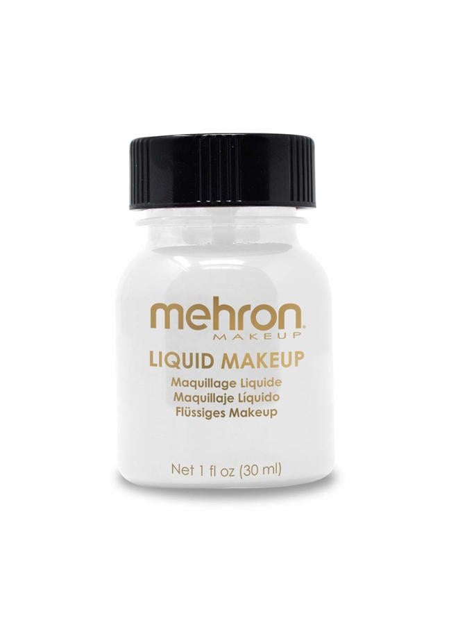 mehron Makeup Liquid Makeup | Face Paint and Body Paint Perfect for Halloween, Cosplay I Air Brush Compatible (1 oz) - Image 1