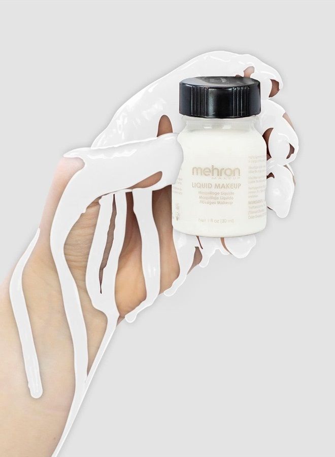mehron Makeup Liquid Makeup | Face Paint and Body Paint Perfect for Halloween, Cosplay I Air Brush Compatible (1 oz) - Image 2