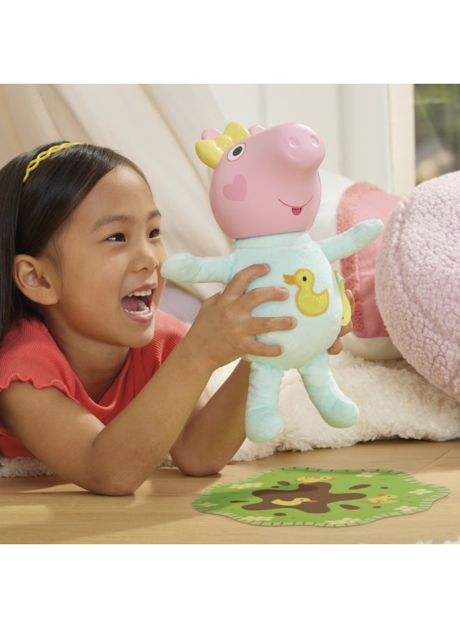 Peppa Pig دمية إيفي التفاعلية للأطفال مع ملحقات، 20+ صوت، ألعاب محشوة للبنات والأولاد من عمر 3 سنوات وما فوق - Image 2