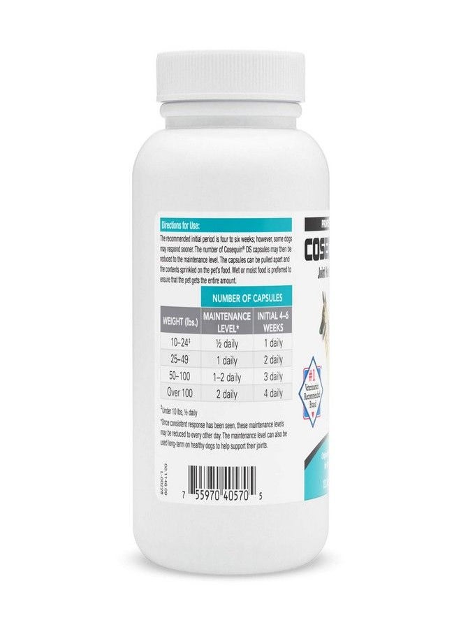 Nutramax Laboratories Nutramax Cosequin DS Joint Health Supplement for Dogs - With Glucosamine and Chondroitin, 132 Capsules  - Image 2