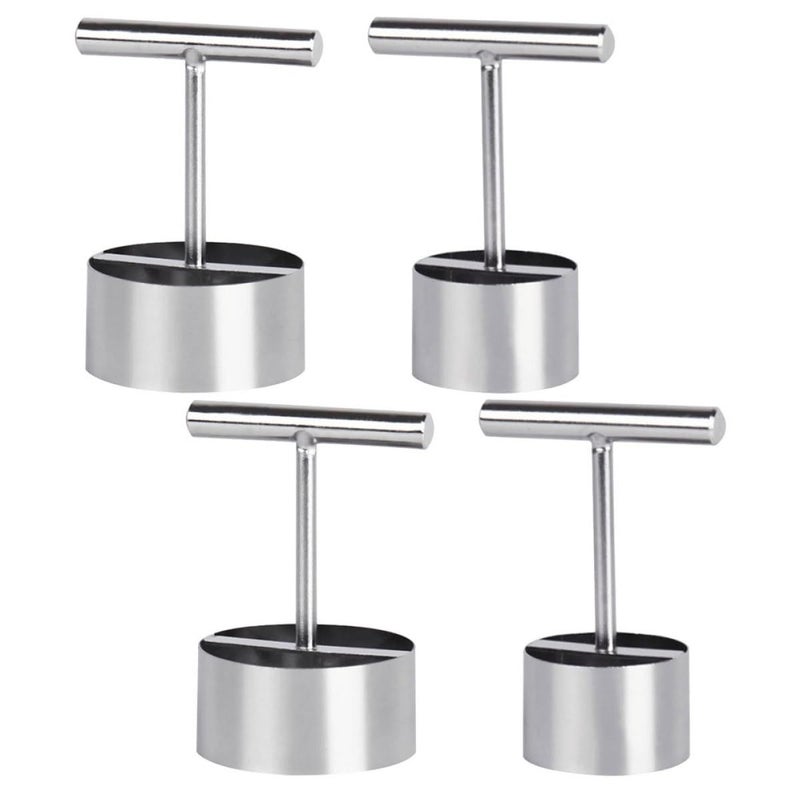 4 Pcs Stainless Steel Fruit Corer Remover Set Large Small Pear Corer Tools for Home Kitchen Portable Metal Fruit Vegetable Core Extractor Cooking Baking - Image 2