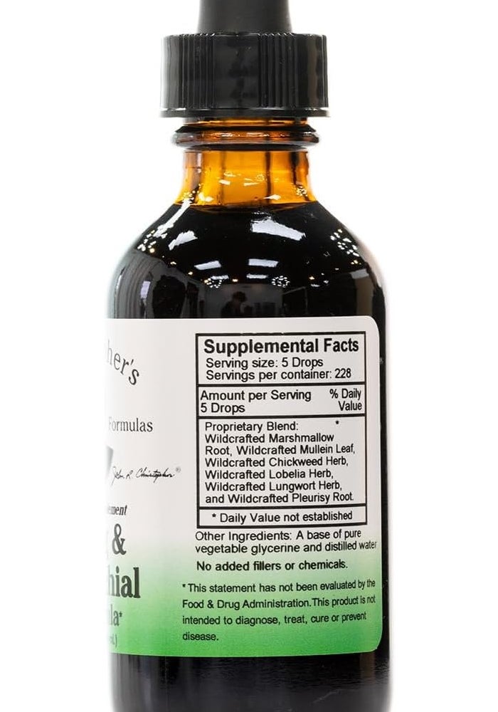 Christopher's Original Formulas Lung & Bronchial Supplement, 2 Fluid Ounce - Image 2