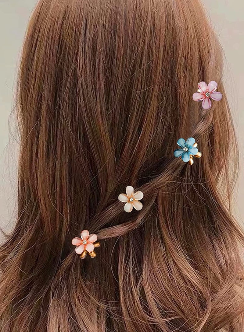 Excefore Hair Clips for Women   Flower Clips for Girls 12 PackTiny Hair Claw Clips Hair - Image 5