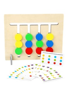 Generic 4 Color Wooden Puzzle Game for Kids, Color Shape Sorting Logic Games Maze Slide, Developmental Early Learning Toy  - Image 4