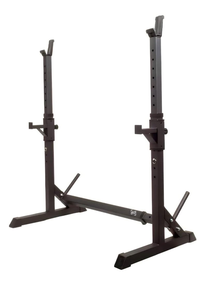 ALCOACH - Dumbbell Squat Barbell Stand Standard Height Heavy Squat Adjustable Height 105 to 160cm Can Hold 160kg - Image 1