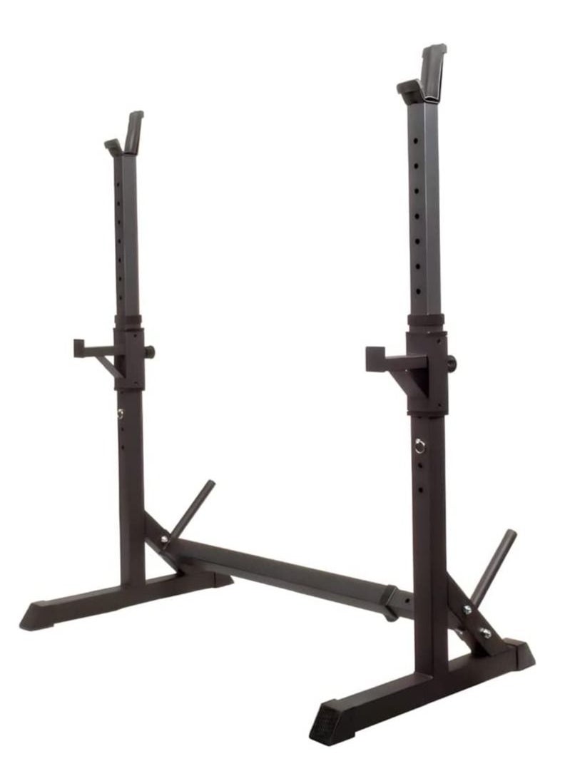ALCOACH - Dumbbell Squat Barbell Stand Standard Height Heavy Squat Adjustable Height 105 to 160cm Can Hold 160kg - Image 1