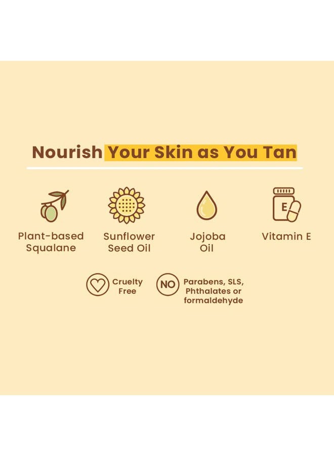 JOAH Self Tanner, Sun & Seoul Golden Daze Sunless Tanning Drops, Moisturizing Self Tanning for Face & Body, Vegan & Cruelty-Free, Light/Medium, 30ml (1.01 Fl. oz.) - Image 4