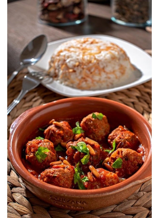 طاجن كورزانا من الطين التيراكوتا Nº. 14 بدون مقبض Ø 13.5 سم وزن: 0.30 كجم - Image 5