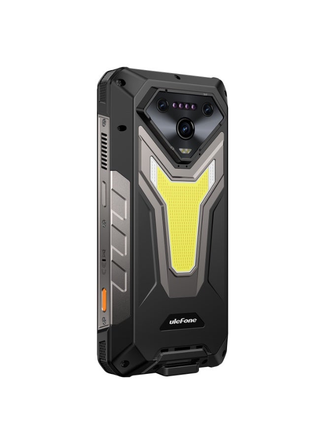 أوليفون Armor 34 Pro Plus 5G | Built-in Projector | 16GB RAM 512GB ROM | 25500MAh Battery | 6.95-Inch FHD+ Display | Triple Camera | Android 15 - Pulse Black - Image 4